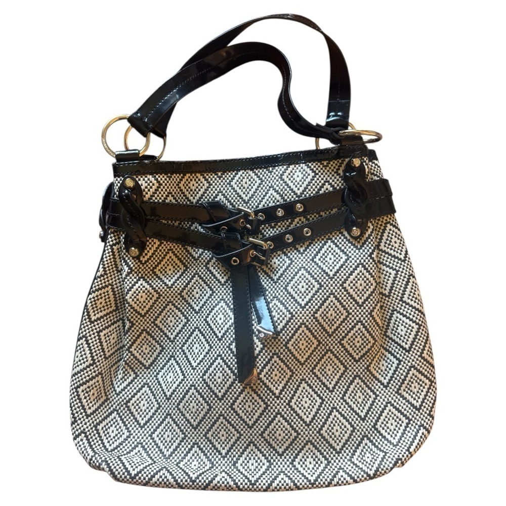 Francesco Biasia Woven Bucket Bag
